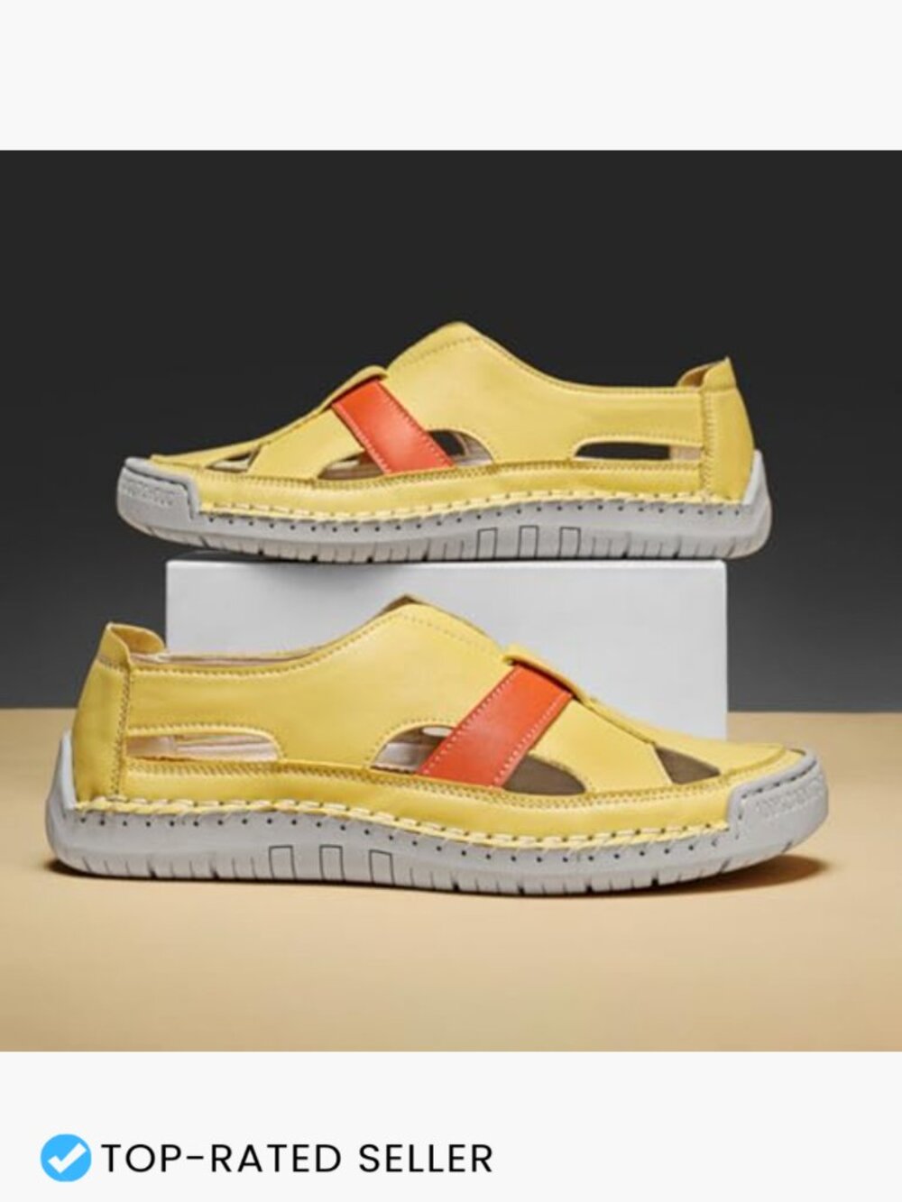 Slip-On Closed Toe Sandals Boho Gladiator Comfort Non-Slip Orthopedic Summer - Picture 7 of 7